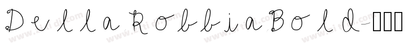 Della Robbia Bold字体转换